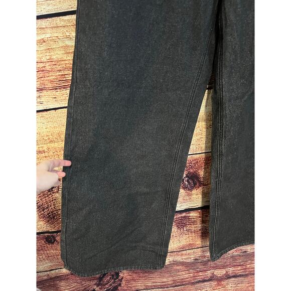 Fashion Nova Daring Drop Waist Baggy Jeans Y2K Wide Leg High Rise Black Wash NWT - Picture 5 of 9